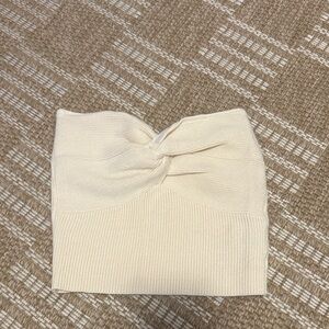 Elegant Cream Knotted top